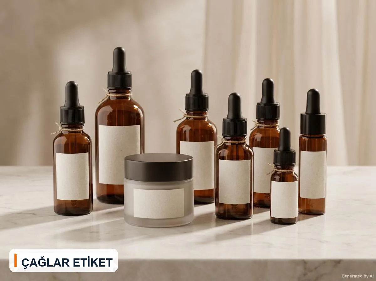Kosmetiketiketten — Beispiel einer Etikettenanwendung